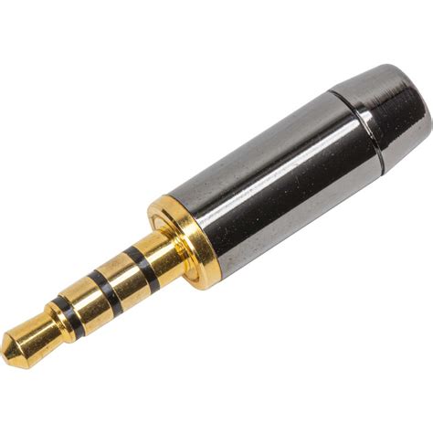 3.5mm metal stereo microphone plug metal housing|TRRS Audio Plug .